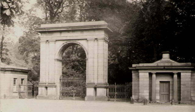 Gateway and lodges to Haigh Hall Park 